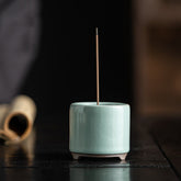 مبخرة سيراميك عتيقة مصنوعة يدويًا ، حامل ثلاثي القوائم ، بخار تدخين الضباب ، مبخرة ، مبخرة ، فرقعة ، حامل ، داخلي ، منزلي